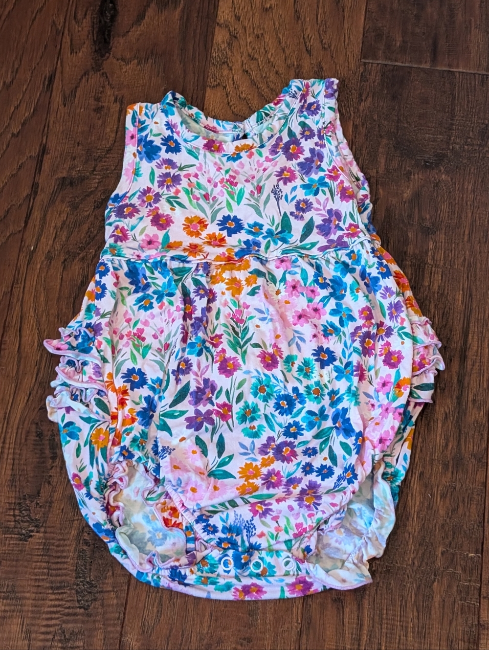 12-18 Months Little Sleepies Sweet Pea Romper